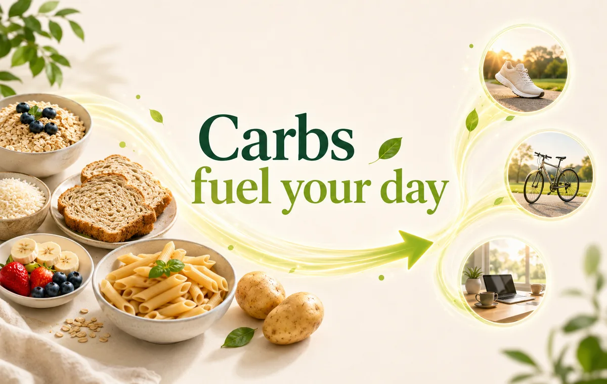 Carb foods connected to everyday energy and activity